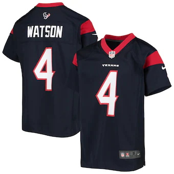 youth nike deshaun watson navy houston texans player game j